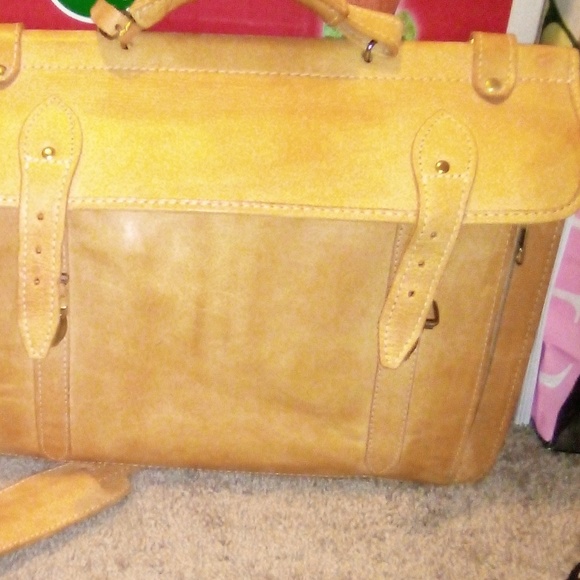 men's leather saddle bag